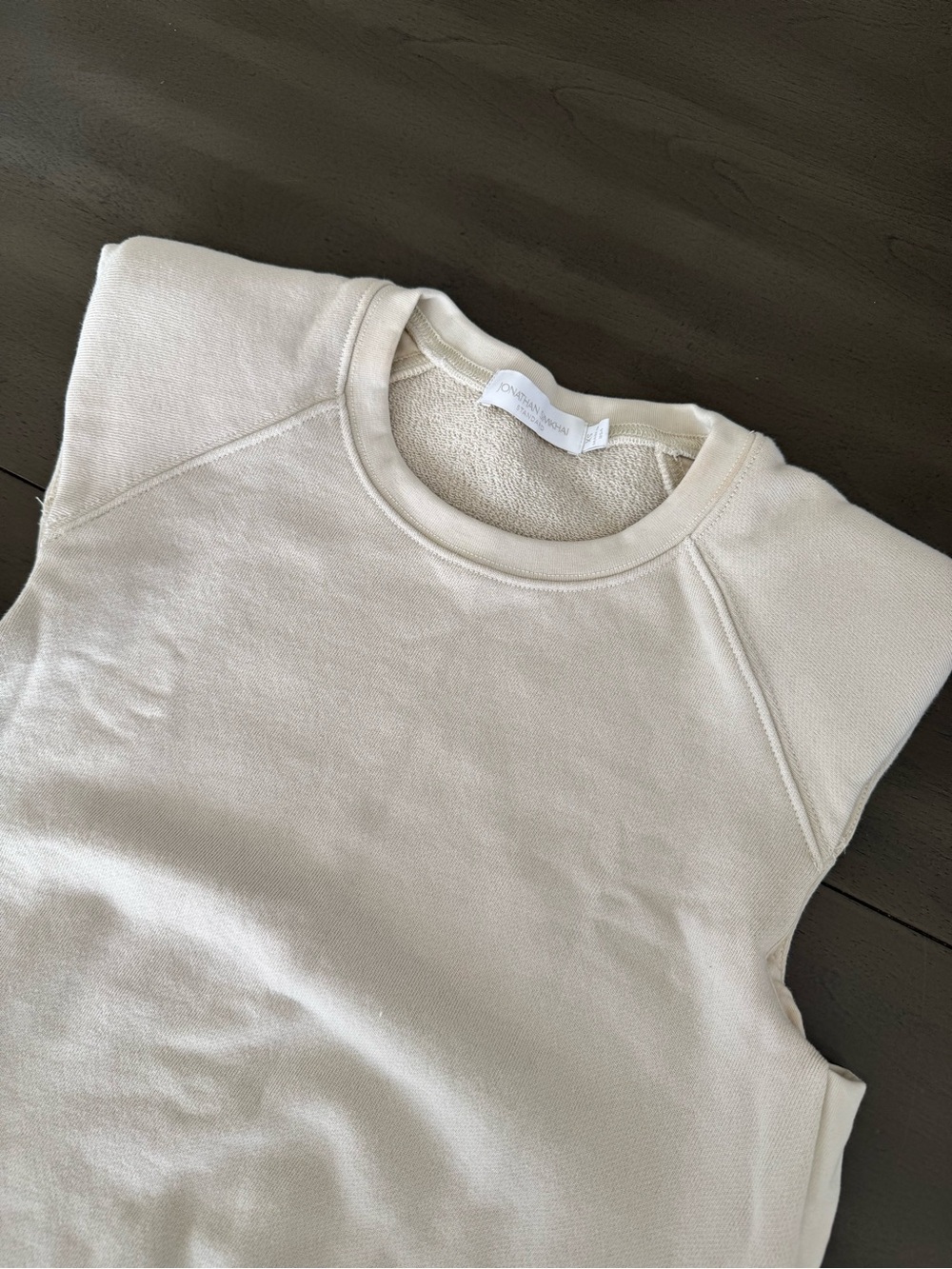 Jonathan Simkhai Cream Sleeveless Bodysuit